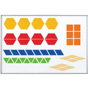 Giant Magnetic Pattern Blocks, 47 Pieces