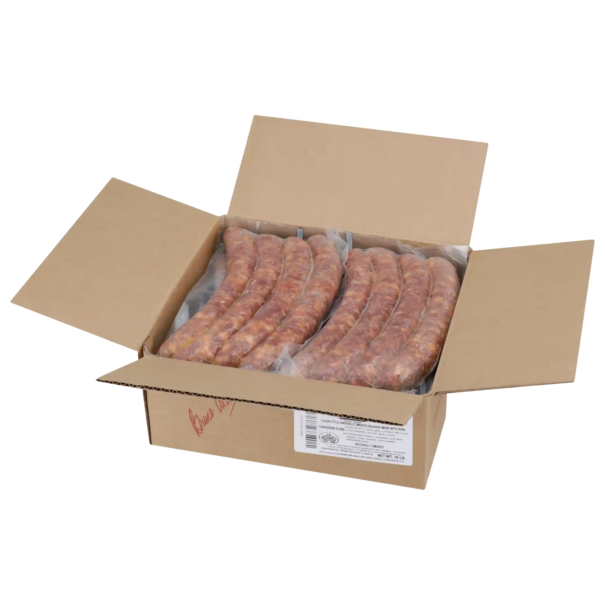 Aidells® Fully Cooked Smoked Cajun-Style Andouille Pork Sausage, 2 oz, 128 Links per Case, 16 Lbs, Frozen_image_31