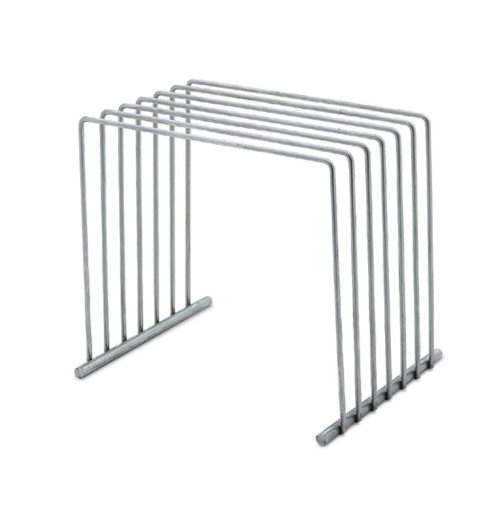 Stainless steel cutting board rack
