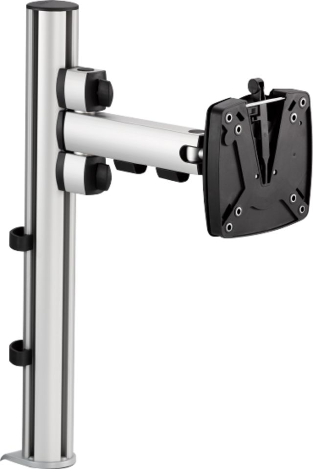 Novus TSS Single monitor arm enhances comfort by elevating a monitor to your ideal viewing height.