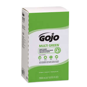 GOJO, MULTI GREEN® Hand Cleaner with Pumice Gel Soap, PRO™ TDX™ Dispenser 2000 mL Cartridge