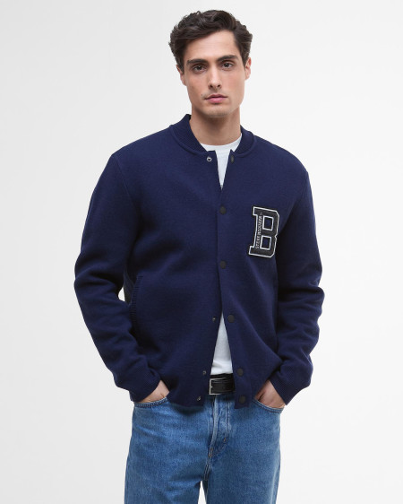 Bomber in maglia Letterman