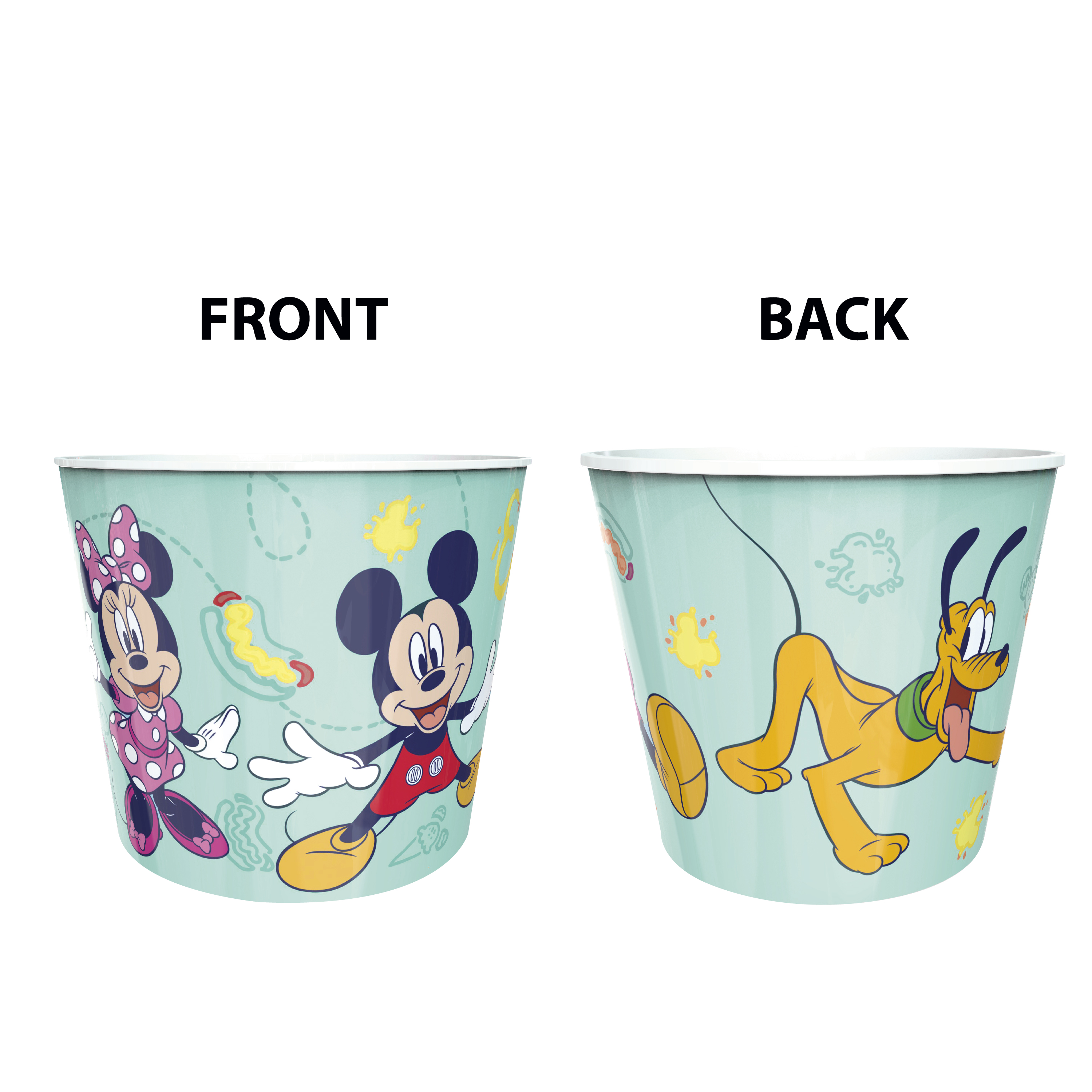 Disney Plastic Popcorn Container and Bowls, Mickey Mouse and Minnie Mouse, 5-piece set slideshow image 9 Disney Plastic Popcorn Container and Bowls, Mickey Mouse and Minnie Mouse, 5-piece set slideshow image 9