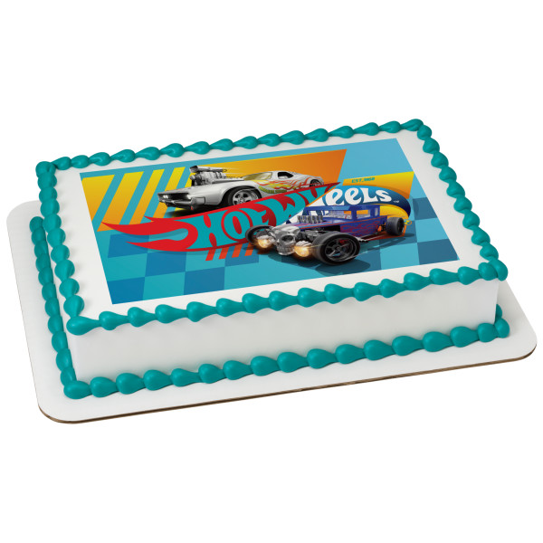 Hot Wheels™ Stunt Zone PhotoCake® Edible Image®