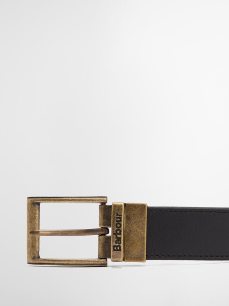 Reversible Tartan Leather Belt
