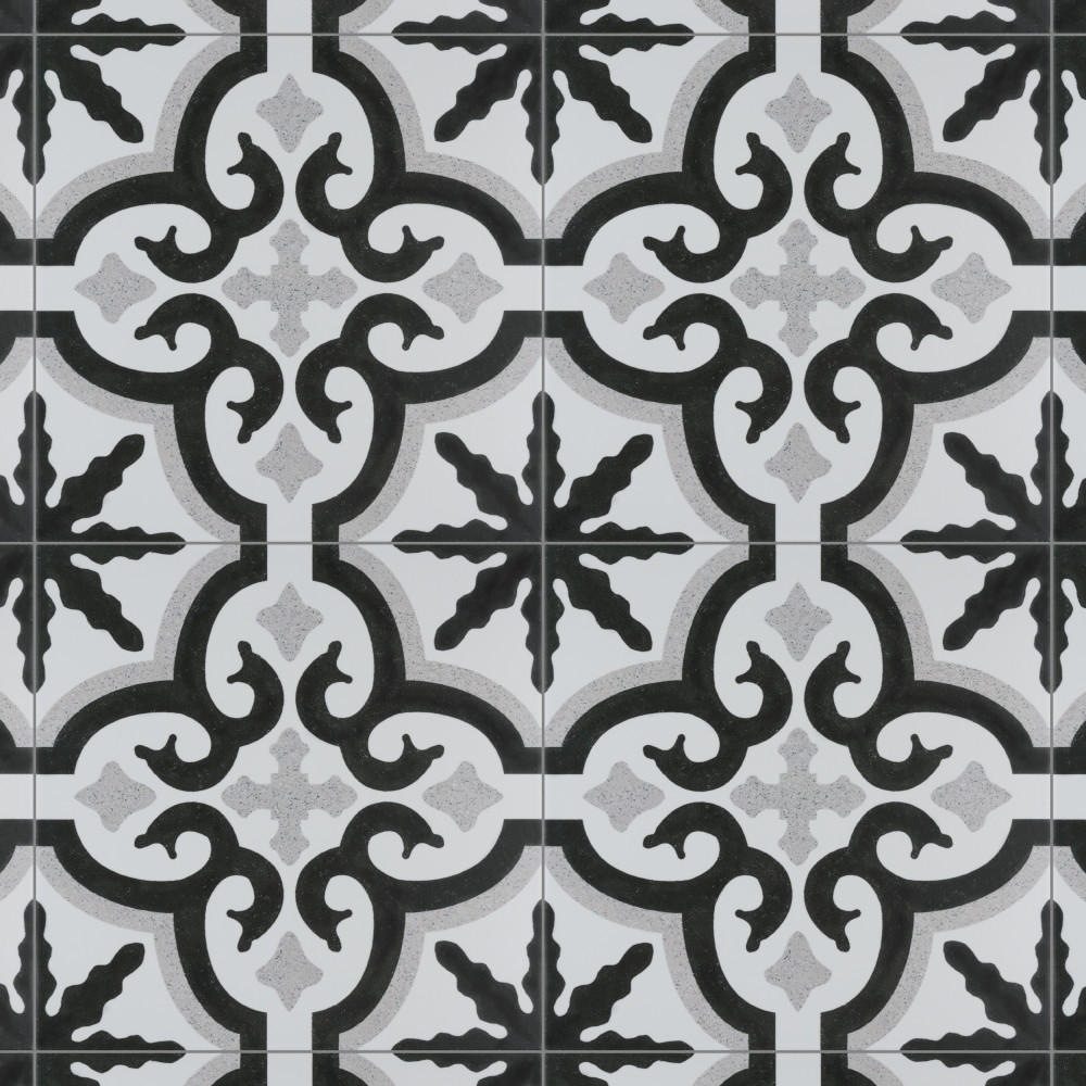 Jaen 9.75x9.75 Square Porcelain Floor and Wall Digital Pattern