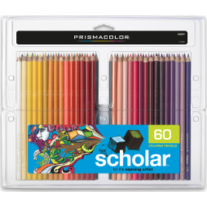 Scholar Colored Pencils, Assorted Colors, 60 Count