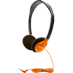 Personal On-Ear Stereo Headphone, Orange
