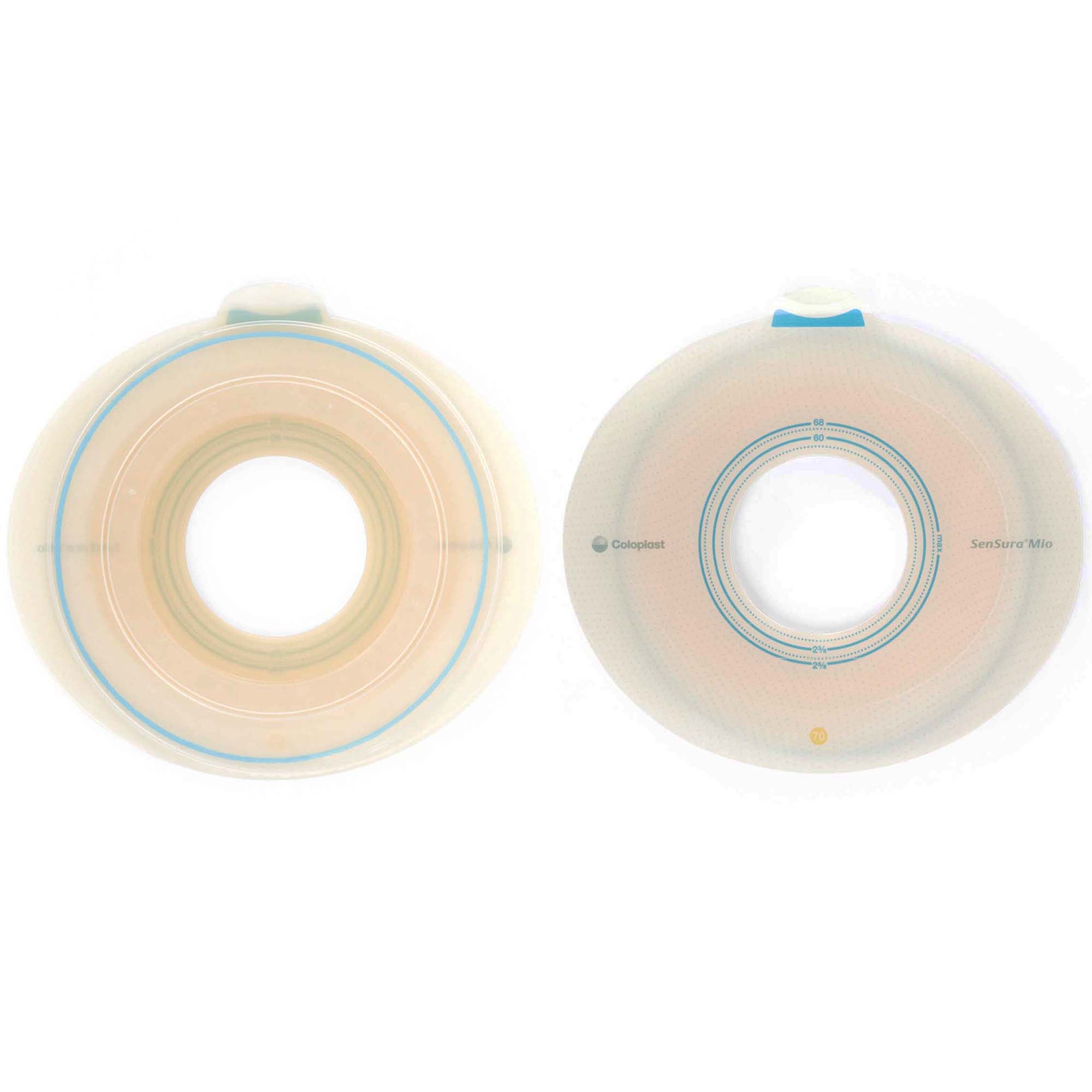 SenSura® Mio Flex Ostomy Barrier, 45 mm Stoma Opening, Yellow Color Match