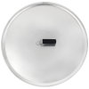 20 3/16-inch Wear-Ever® domed aluminum cover with satin finish and dipped handle