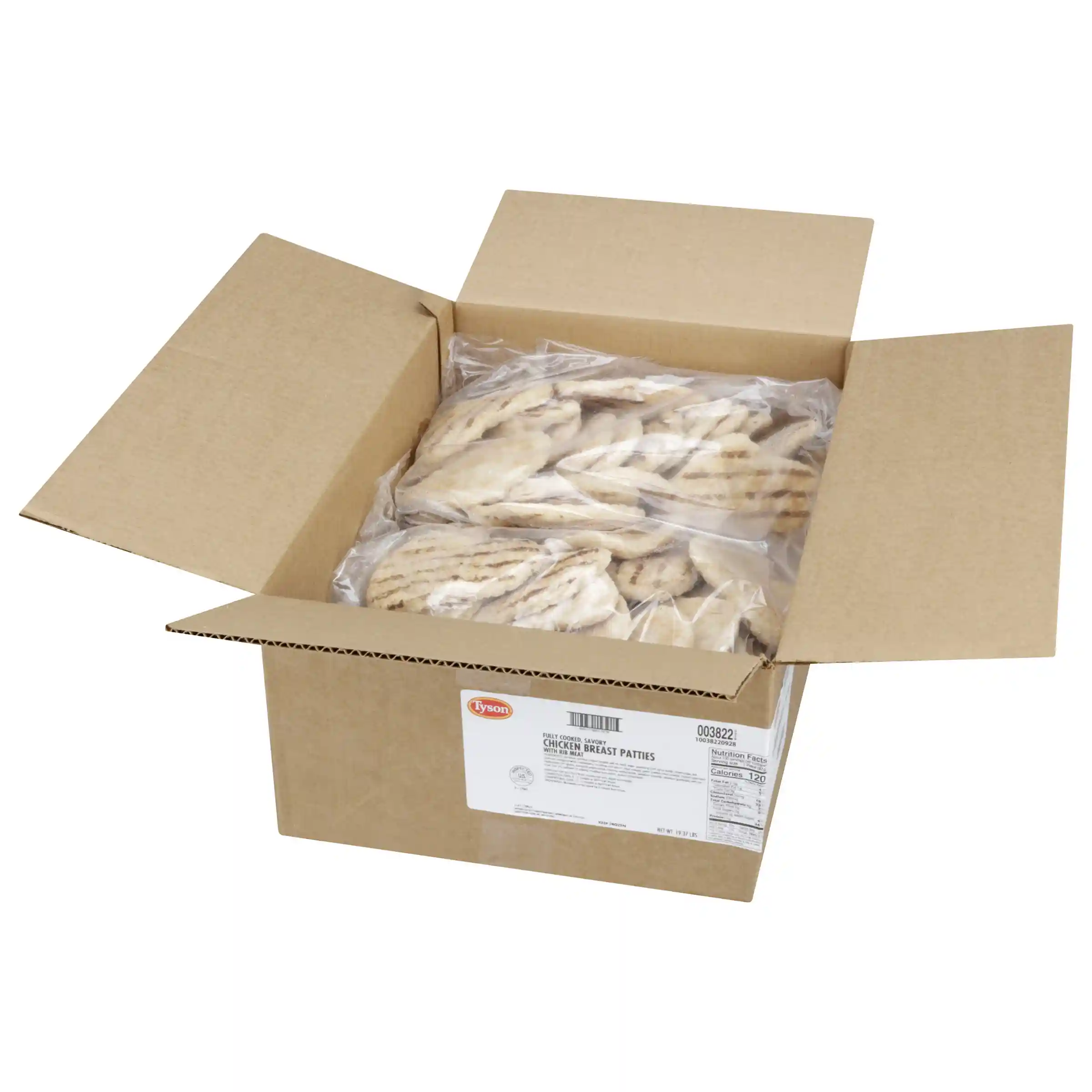 Tyson® Fully Cooked Savory Chicken Breast Patties, 3.1 oz._image_4