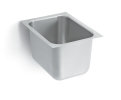 12-inch triple-bowl heavy-weight stainless steel undermount welded-in sink with 12-inch-deep bowls and 2-inch drains