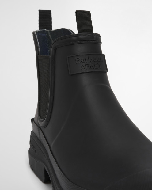 Barbour x ARKET Chelsea Wellingtons Black