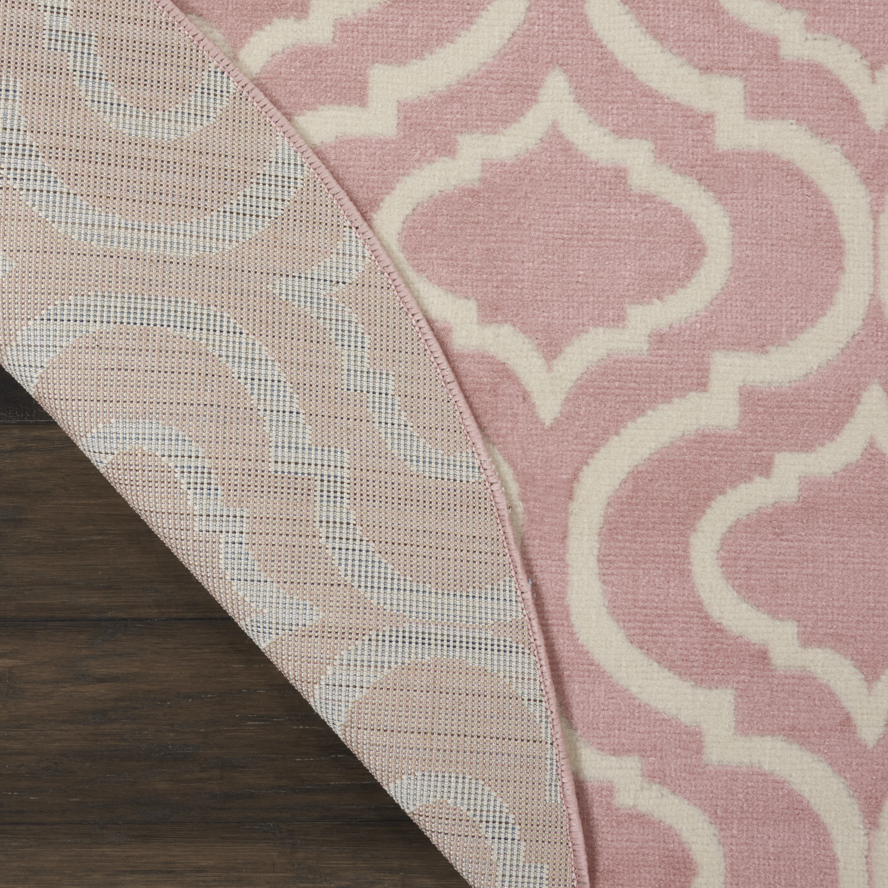 Nourison Jubilant 8' x Round Pink Contemporary Indoor Rug