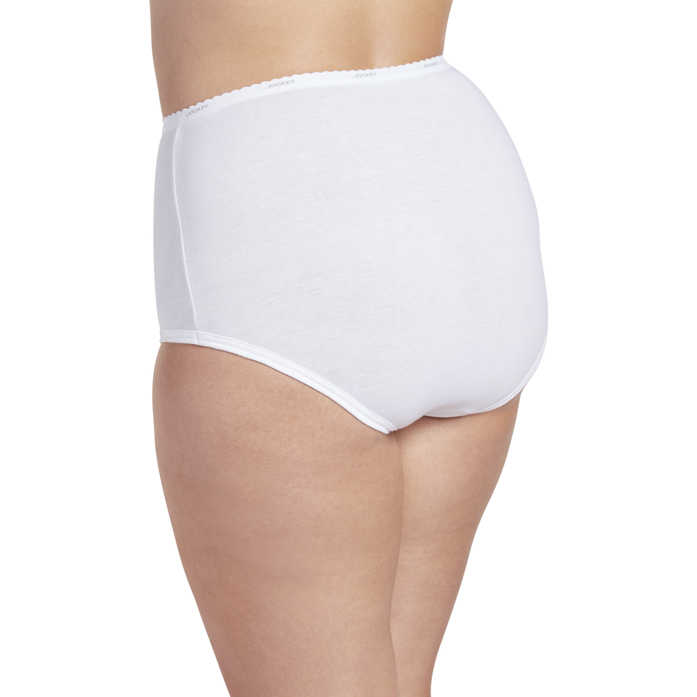 Jockey Women's Plus Size Classic Brief - 3 Pack - Picture 38 of 39