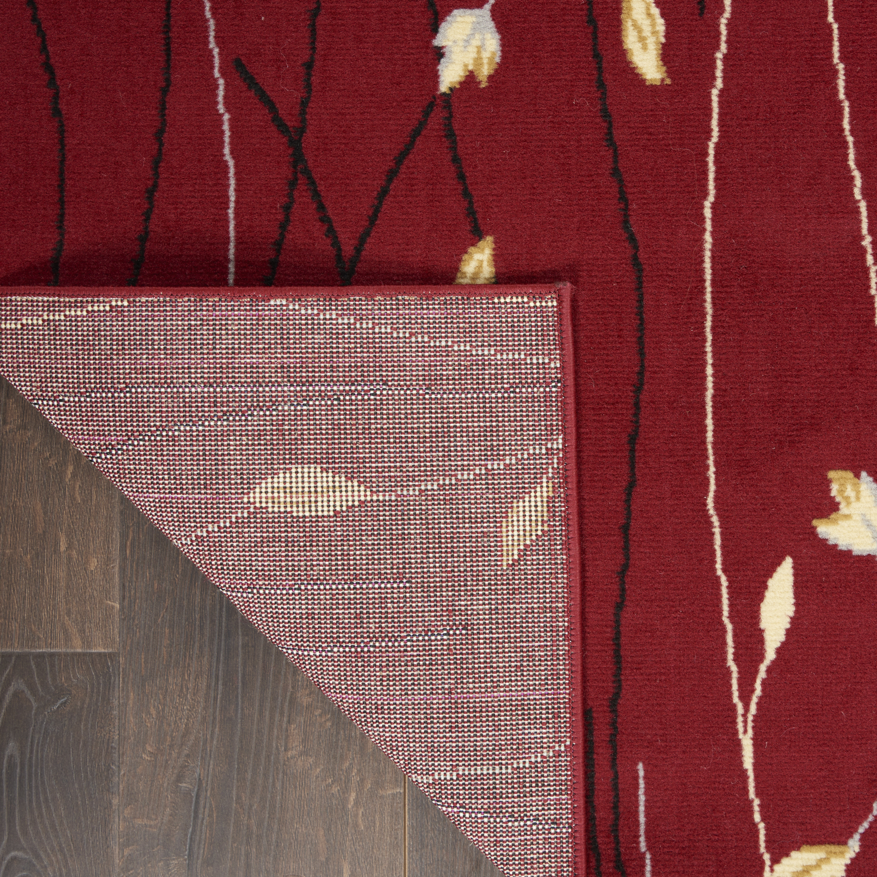 Nourison Grafix 5'3" x 7'3" Red Contemporary Indoor Rug