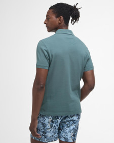 Tartan Pique Polo Shirt Vintage Teal