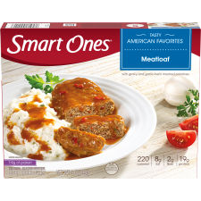 Smart Ones Meatloaf with Gravy & Garlic-Herb Mashed Potatoes, 9 oz Box