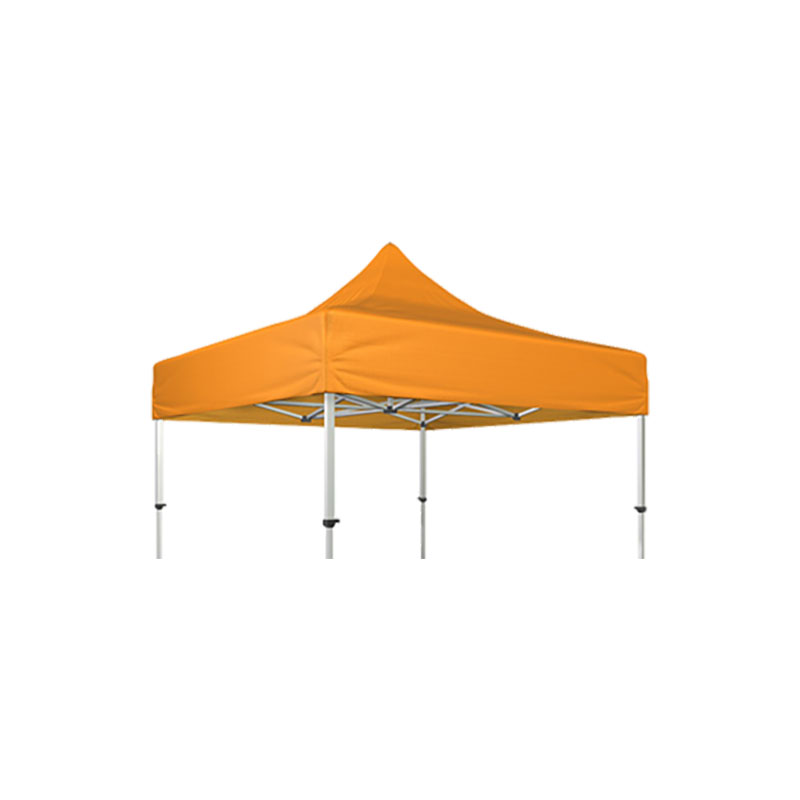 Non-Printed Orange Tent Fabric Canopy