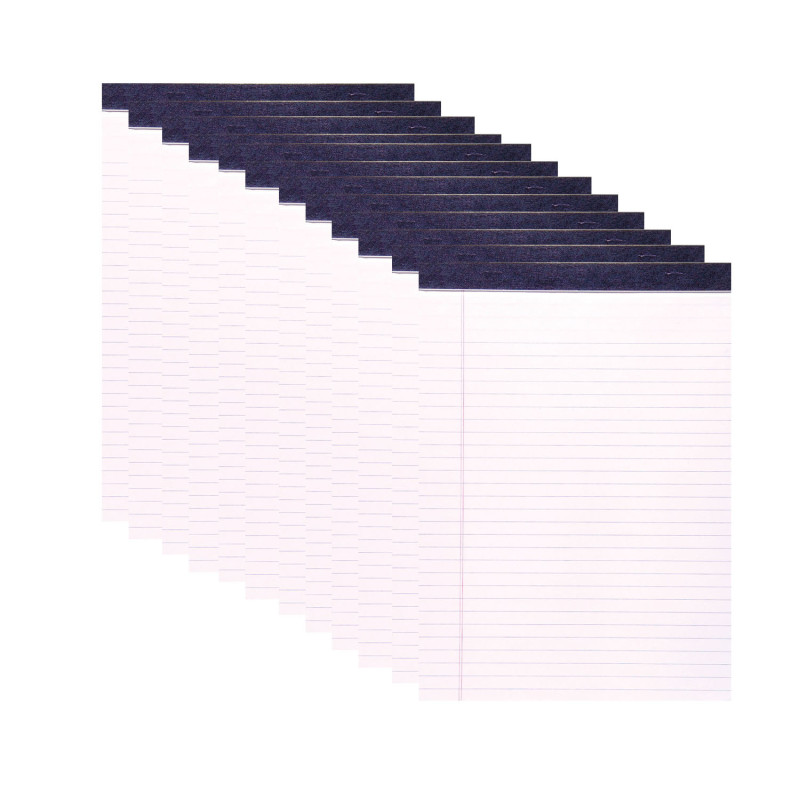 Legal Pad, Standard, White, Pack of 12