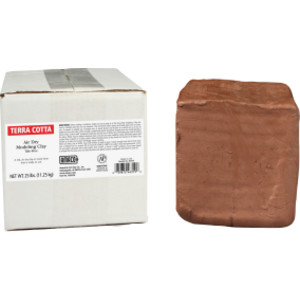 Air Dry Clay, Terra Cotta, 25 lbs.