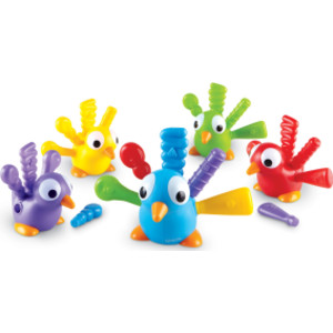 Fine Motor Peacock Pals