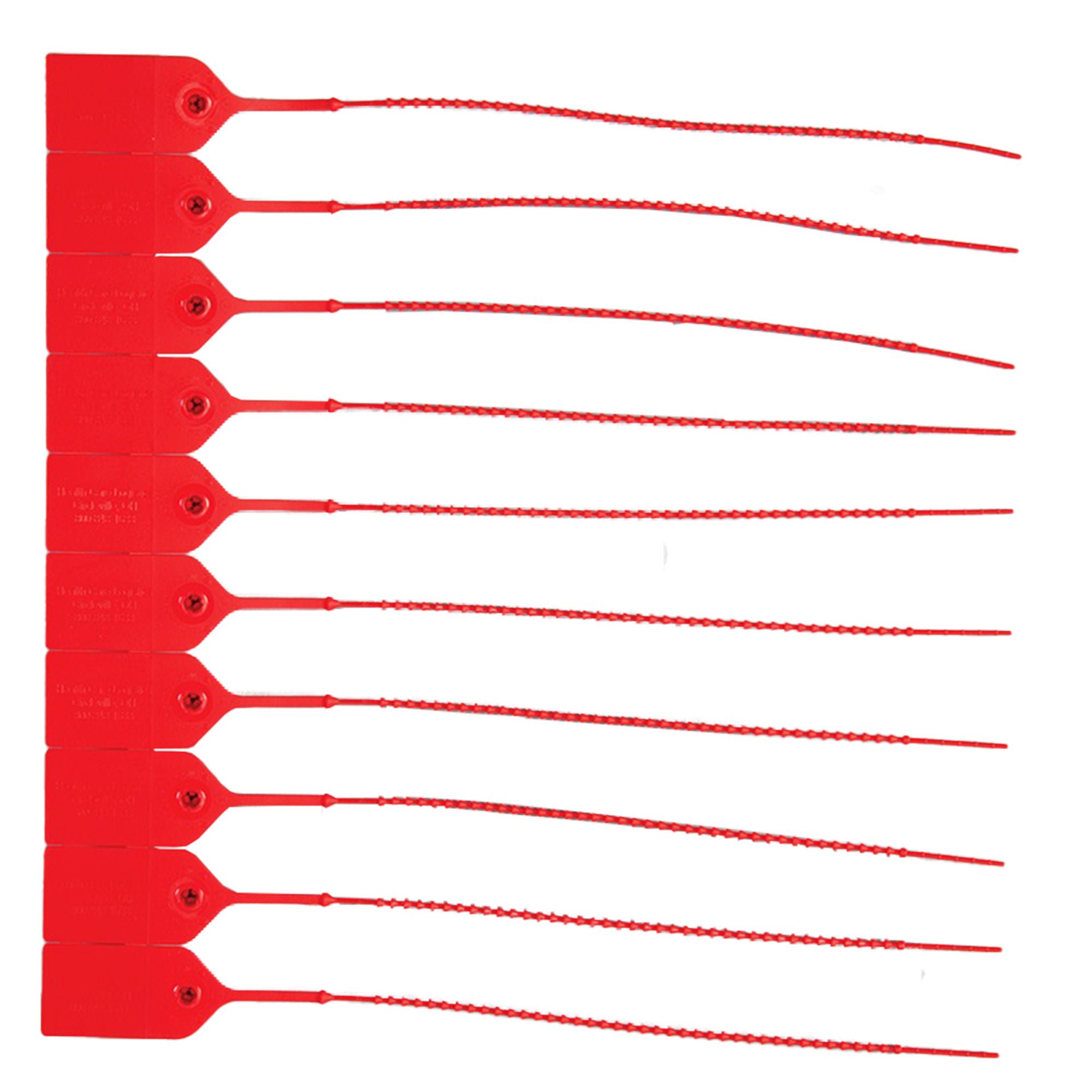 Health Care Logistics Red Pull-Tight Seal, Unnumbered, 9-Inch