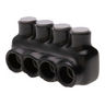 4-Port Gray Multi-Tap Pre-Insulated Connector, 3/0 - 4 AWG