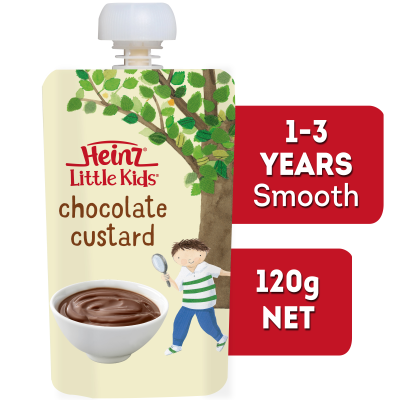  Heinz Little Kids Chocolate Custard Pouch 120g 1-3 years 