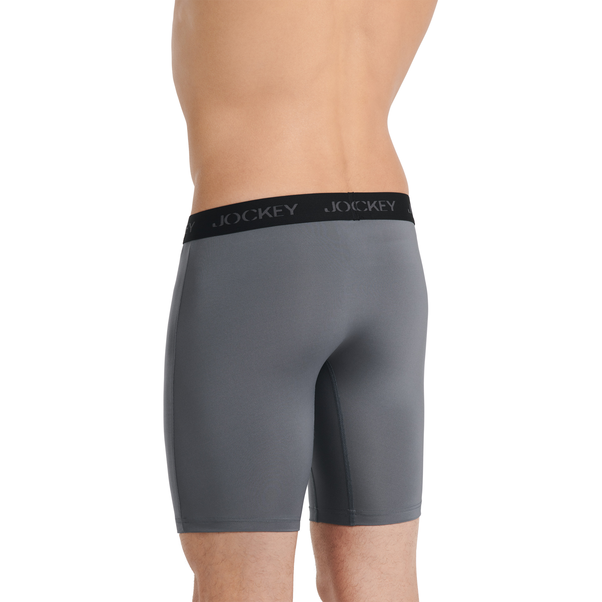 Jockey Sport Men's Microfiber 10" Midway Brief - Picture 20 of 35