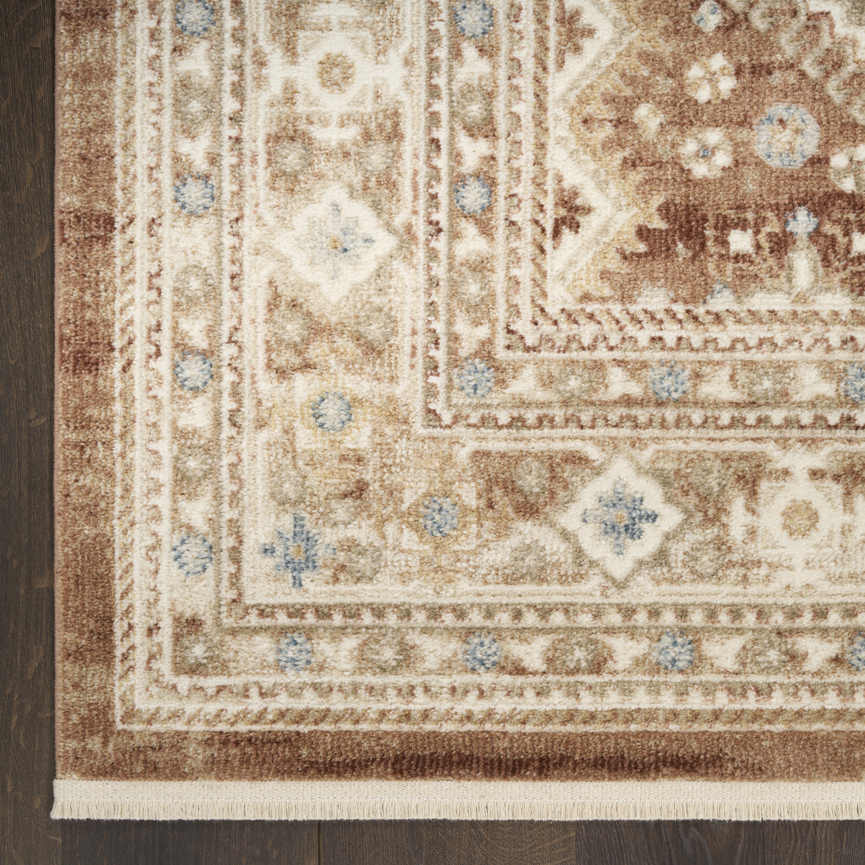 Nourison Pardis 7'10" x 9'10" Rust Vintage Indoor Rug