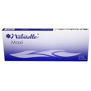 Impact, Naturelle® Maxi Pad Ultra-Thin with Wings, No. 8, White