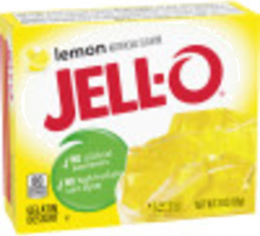 Jell-O Lemon Gelatin Dessert, 3 oz Box
