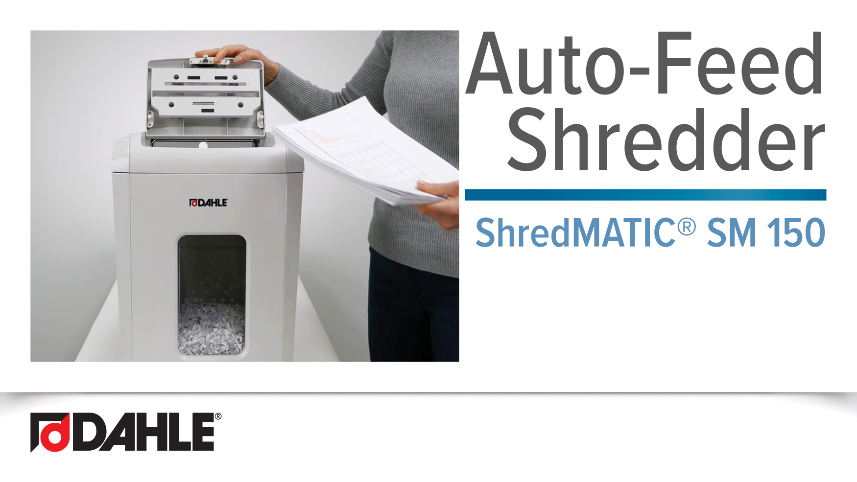 Dahle ShredMATIC® SM 150 Auto-Feed Shredder Video