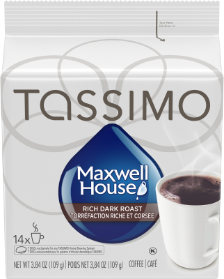 TASSIMO MAXWELL HOUSE DARK ROAST