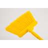 Carlisle, Sparta, 12in, Color Coded Duo-Sweep Flagged Angle Broom, Polypropylene Bristles, Yellow