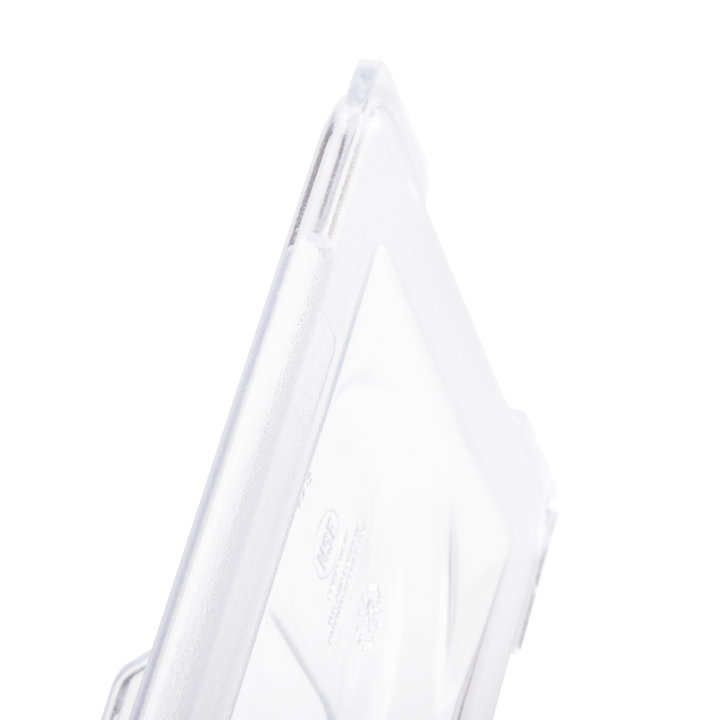 Ninth-size Super Pan® solid clear polycarbonate cover