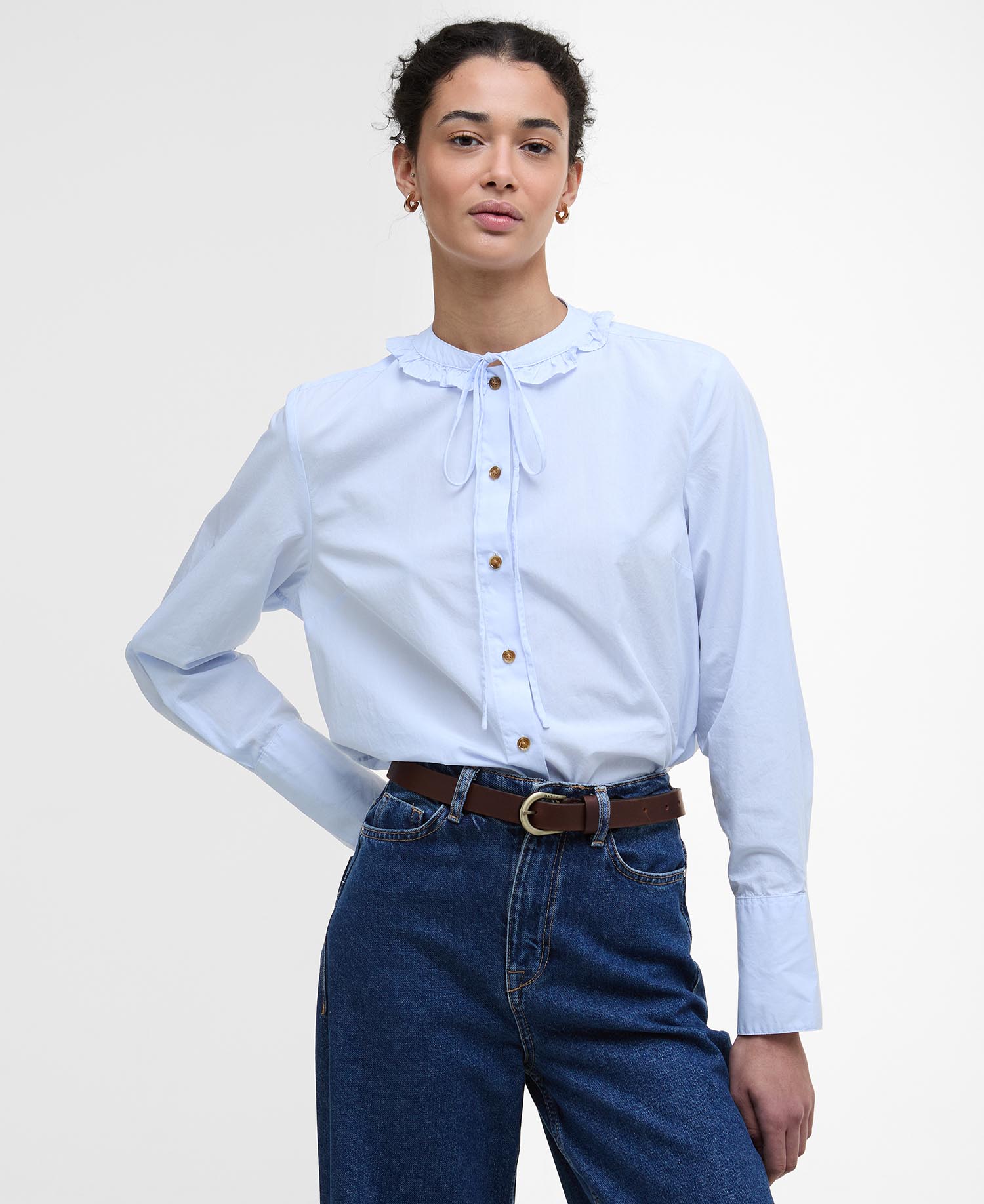 Camicia Cecelia con motivo a righe image number 0