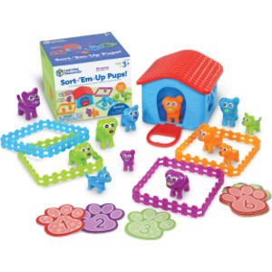 Sort Em' Up Pups Activity Set
