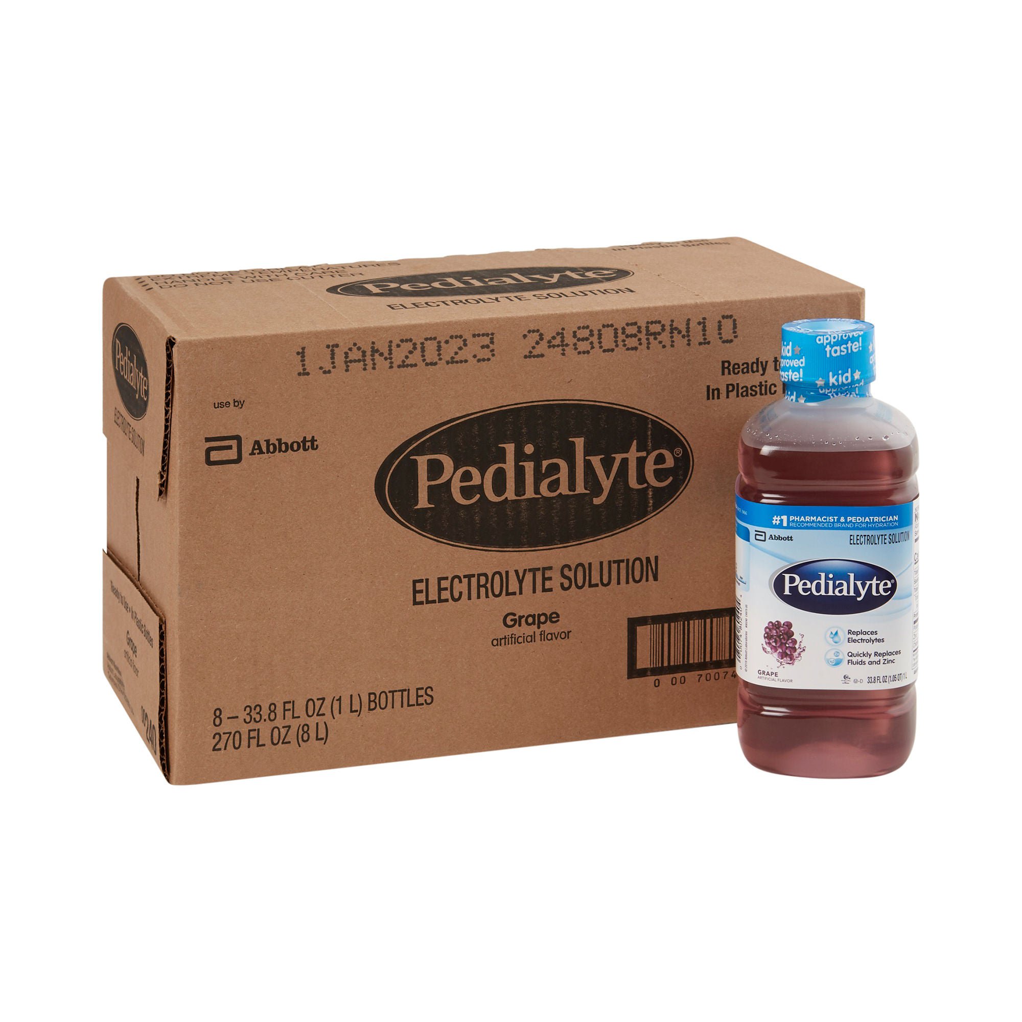Pedialyte® Grape Electrolyte Solution, 1 Liter Bottle