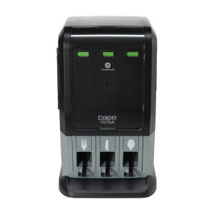 Dixie, Ultra Smartstock Series-T, Cutlery Mini Tri-Tower Dispenser, Black
