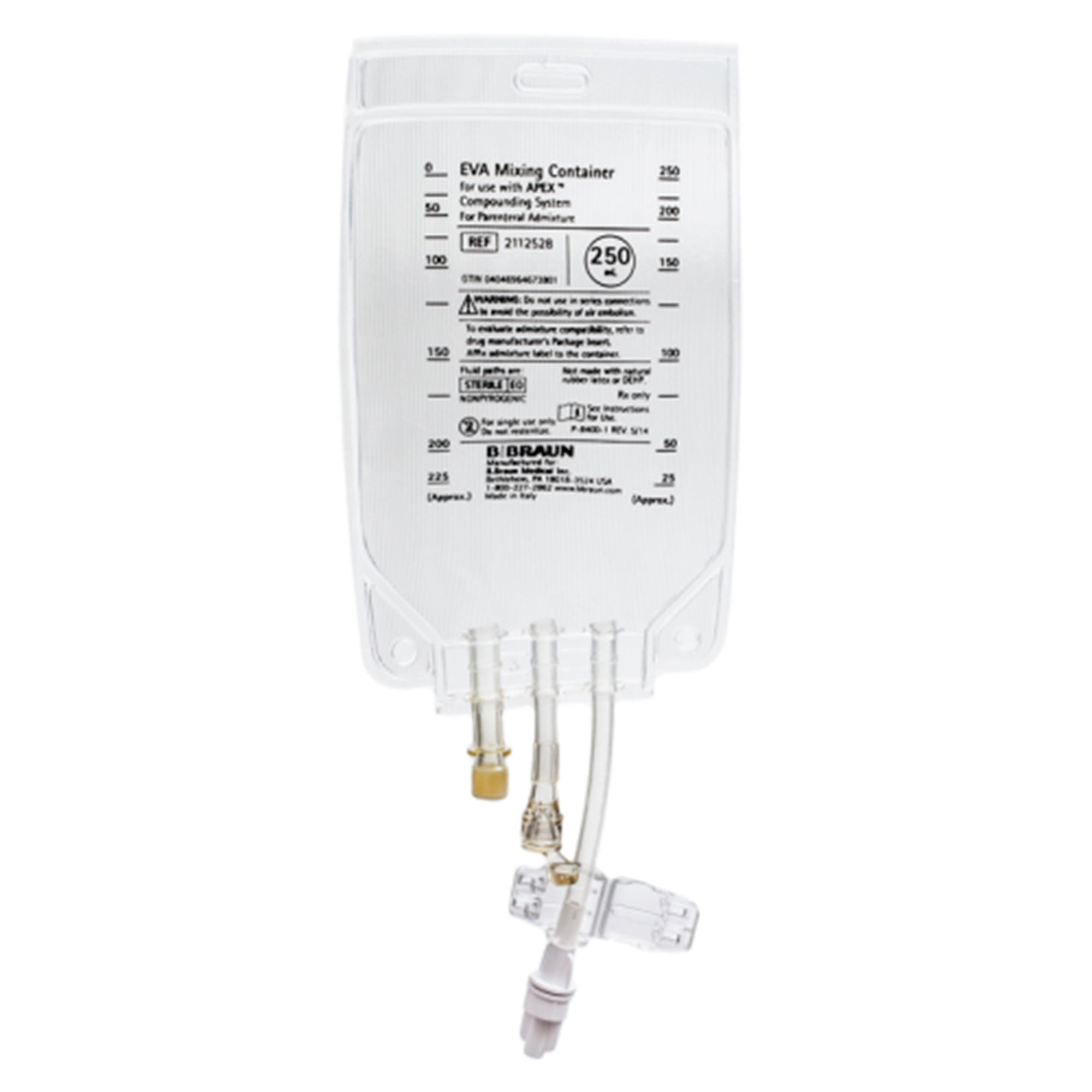 B. Braun BAG, CHAMBER APEX SINGLE 4000ML (25/CS)