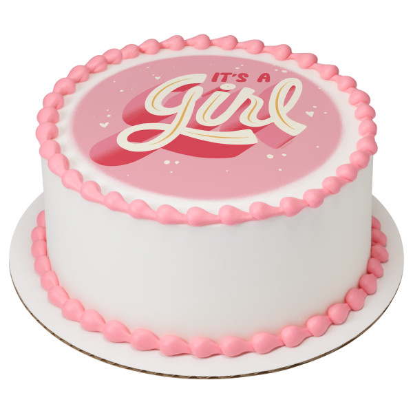 It’s a Girl PhotoCake® Edible Image®