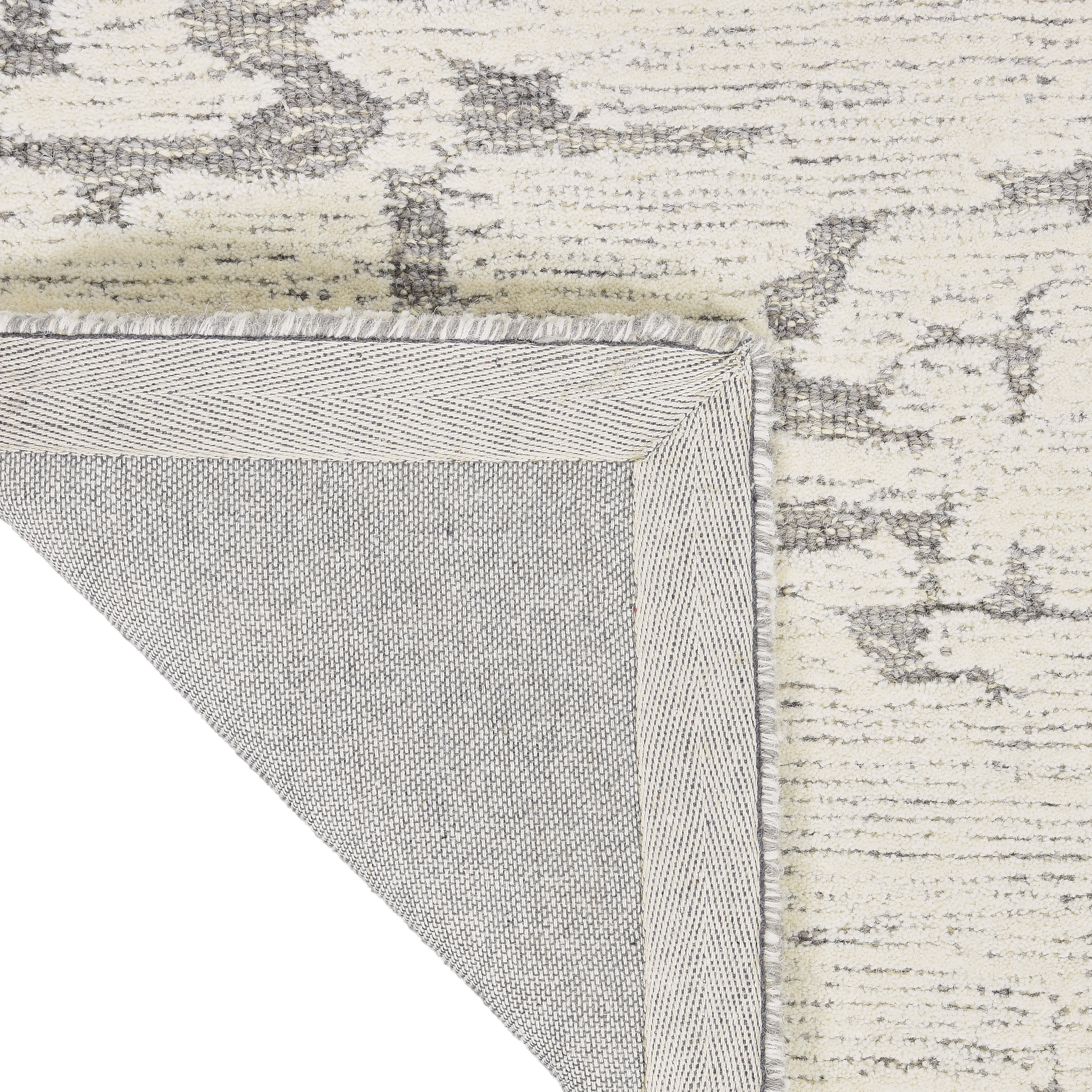 Calvin Klein CK009 Sculptural 5'3" x 7'3" Grey Modern Indoor Rug