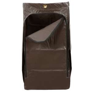 Rubbermaid Commercial, 34 Gal Vinyl Bag for High-Capacity Janitorial Cleaning Carts, Brown