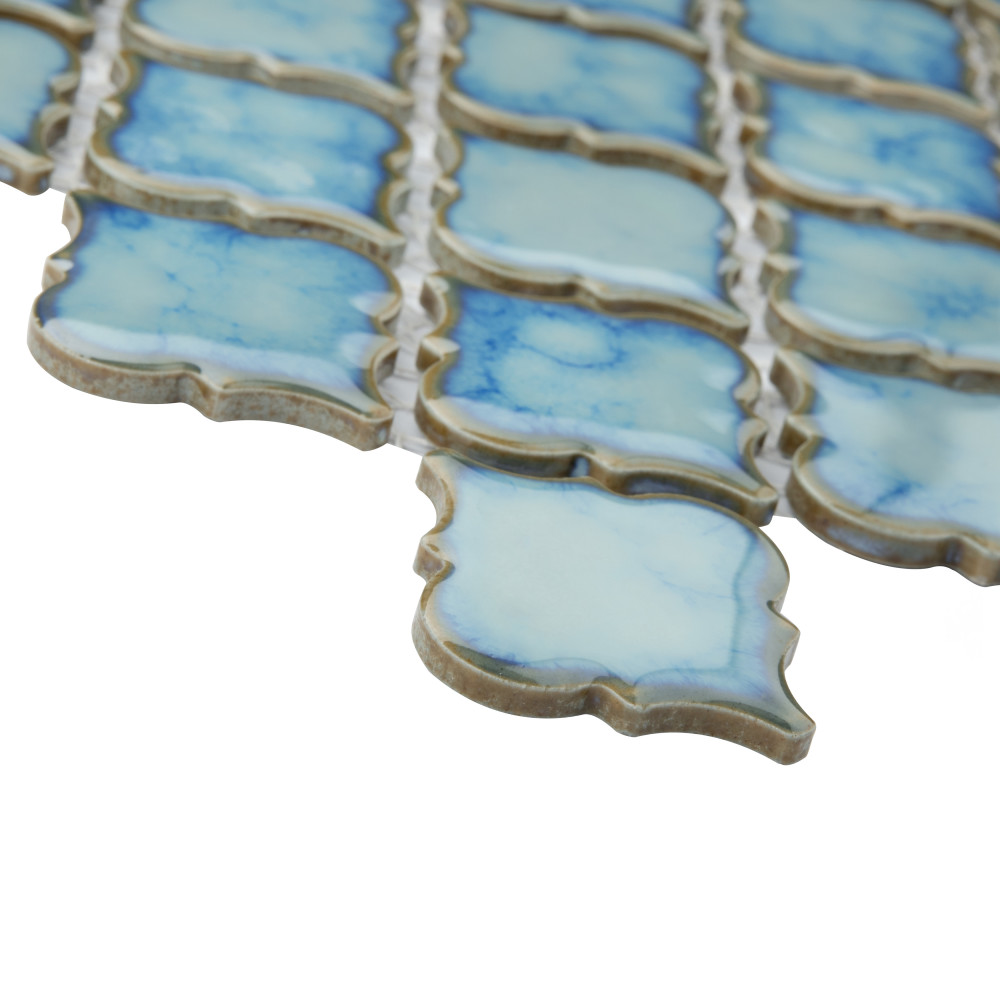 Hudson Tangier Marine 12-3/8 in. x 12-3/8 in. Porcelain Mosaic Tile