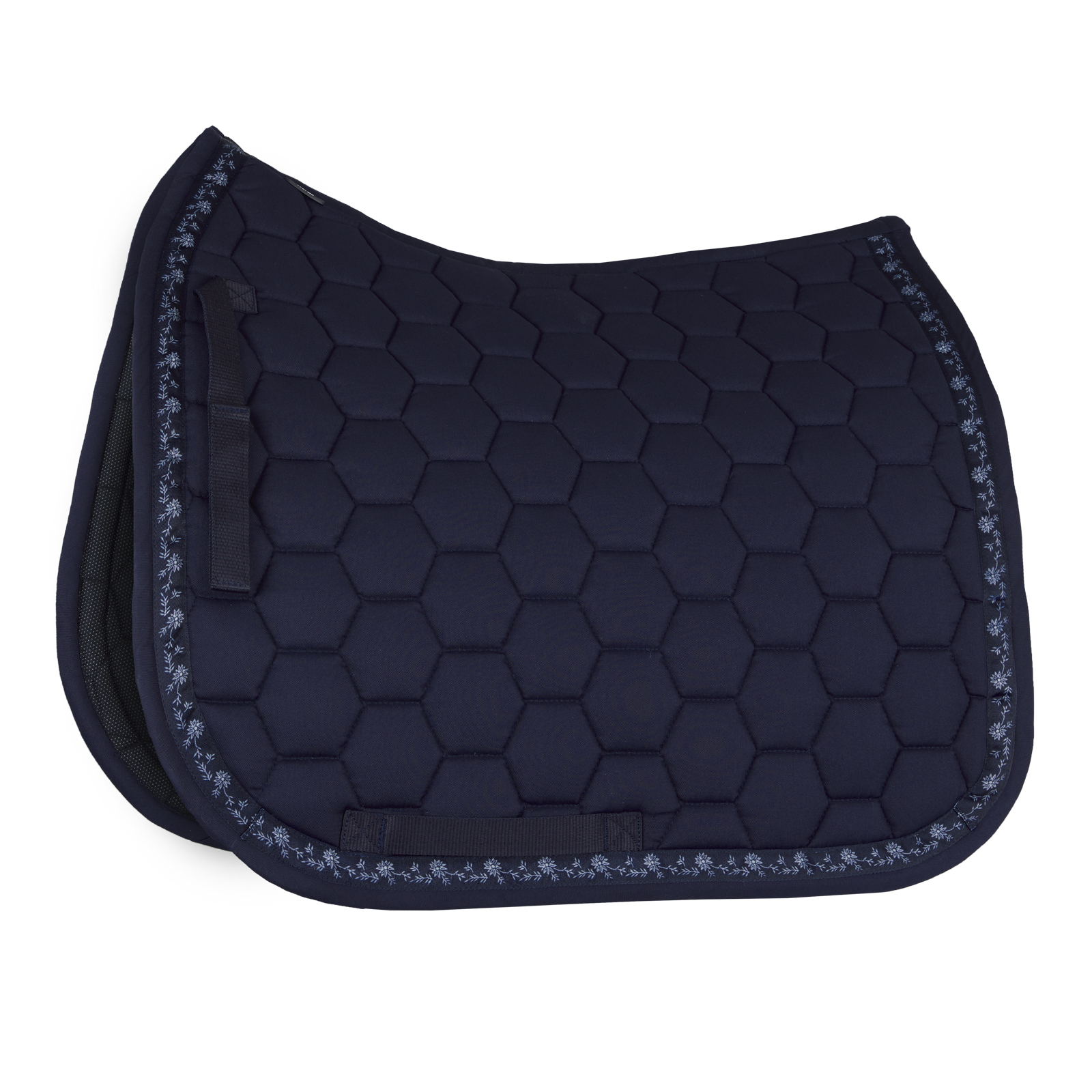 Horze Kaitlin Cooling Dressage Saddle Pad with Flower Piping