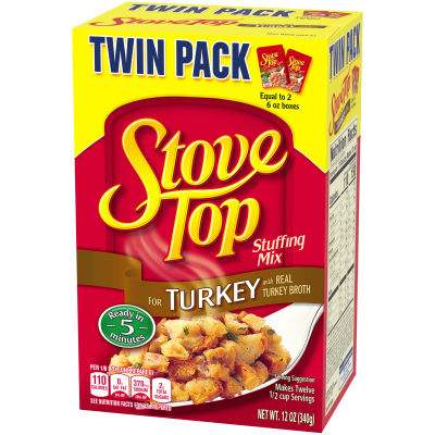 Kraft Stove Top Turkey Stuffing Mix 12 oz Box