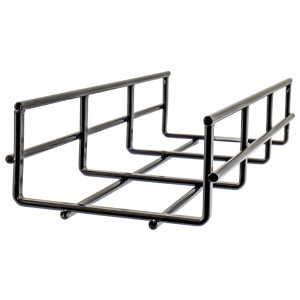 Hubbell Wiring Device - Kellems HBT0206BK Wire Basket Overhead Tray ...