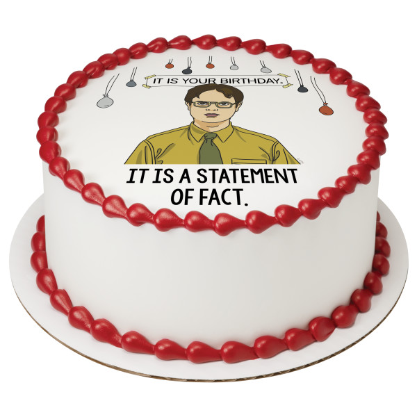 The Office Statement of Fact. PhotoCake® Edible Image®